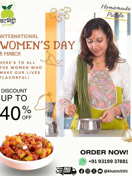 As a woman entrepreneur, I am proud to share my passion with the world. Here's to all the women who make our lives flavourful.