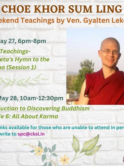 Choe Khor Sum Ling - Spiritual Community Events Core Dharma Teachings & Weekend Courses photo 8