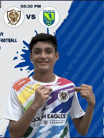 Matchday announcement for our Under 15 boys in the Thane Youth League. We are proud to have our teams compete in such well-regarded leagues.