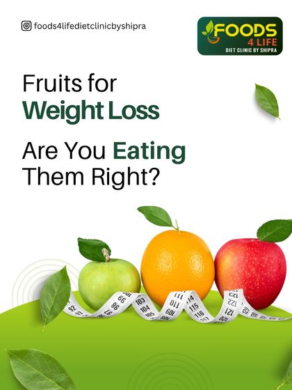 Are you eating fruits the right way for weight loss? This post gives tips like eating fruit before 5 PM and pairing it with protein.