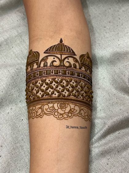 3D Henna Touch - Online Mehndi Classes Intricate Arm Bands & Cuffs photo 9
