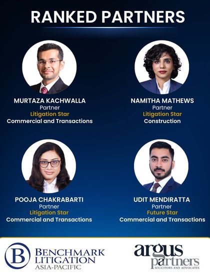 More of our partners ranked by Benchmark Litigation, including 'Litigation Stars' and a 'Future Star' in Commercial and Transactions and Construction law.