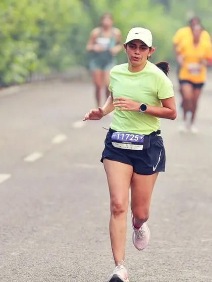 I practice what I preach. Every race is a new opportunity to learn and apply the principles of smart training and injury prevention. This is me during the Tuffman 2025, focused and putting my training to the test.