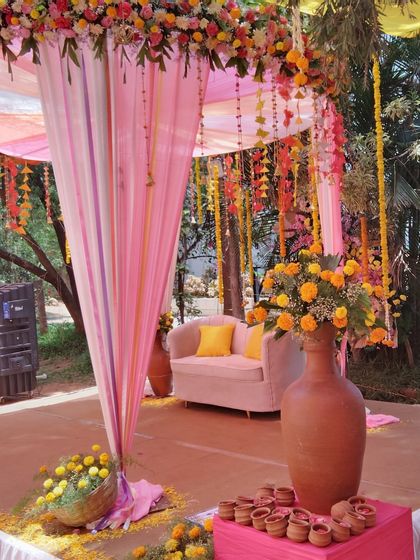 Decor by Aditya - Event Design & Decoration Vibrant Haldi & Mehendi Ceremonies photo 26