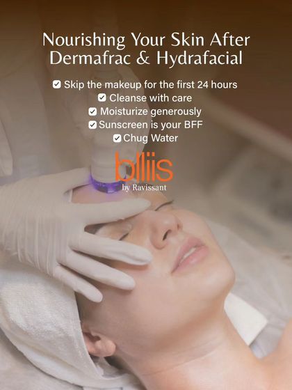 Here is our guide for nourishing your skin after a Dermafrac or HydraFacial. To maximize your results, we advise skipping makeup for 24 hours, cleansing gently, moisturizing generously, and always using sunscreen.