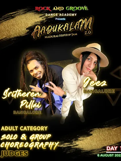 Heading to Madurai to judge the solo and group choreography for Aadukalam 2.0. It's always a great opportunity to see the talent growing all over the country and connect with different dance communities.