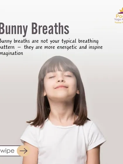 Bunny Breaths are an energetic and imaginative breathing exercise. This technique involves quick, short inhales through the nose, which helps kids feel energized and focused.