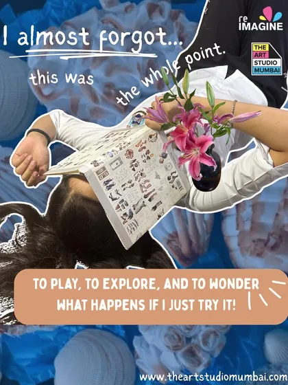 "To play, to explore, and to wonder what happens if I just try it!" This is the question that fuels all great art. We encourage curiosity and experimentation above all else.