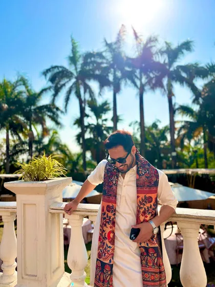 Another candid shot, enjoying the moment. My work is my passion, and it shows.