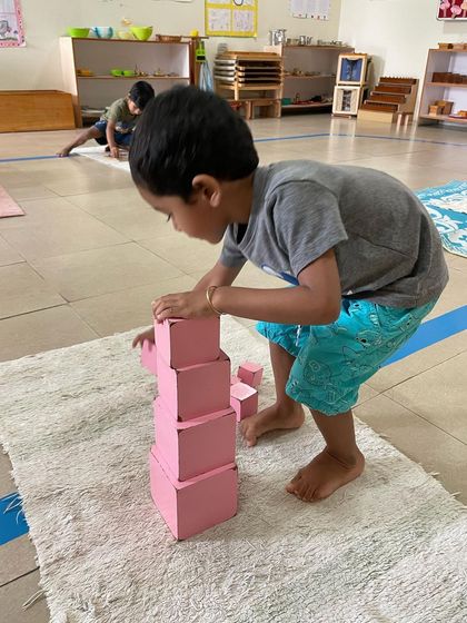 Siksha Montessori - Montessori Preschool & Kindergarten (Ages 2.5-6) Sensorial Exploration: Learning Through the Senses photo 3