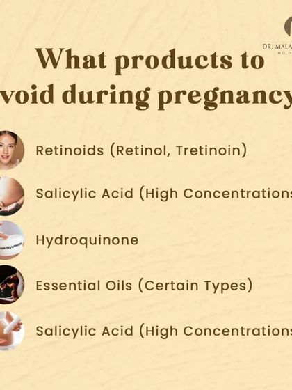 Skincare during pregnancy requires careful consideration to ensure the safety of both mother and baby. It is crucial to avoid certain ingredients like retinoids, hydroquinone, and high concentrations of salicylic acid. I always advise consulting a dermatologist to create a safe and effective routine.