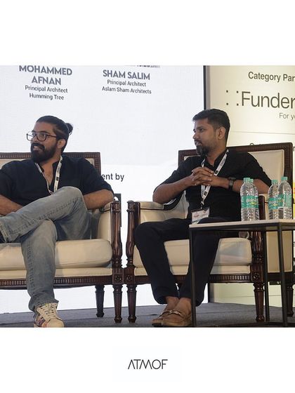 Engaged in a panel discussion about the balance between traditional and modern architecture in Kerala. Sharing knowledge and learning from my peers is a part of my professional growth.