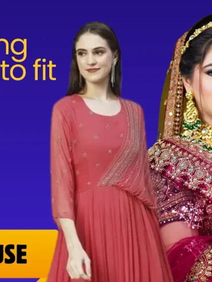 Whether it's a simple dress or an elaborate bridal lehenga, I specialize in customizing garments to fit your body perfectly. This image shows the range of our dress and blouse alteration services.