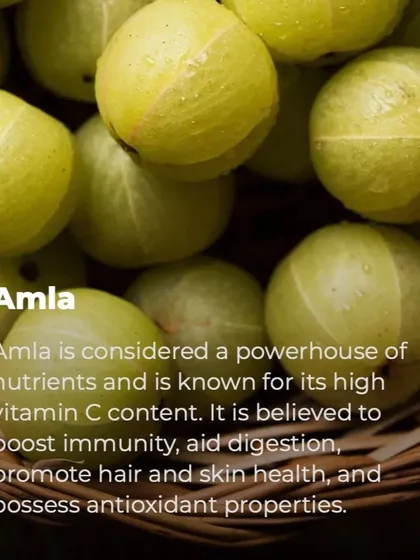 Amla, or Indian Gooseberry, is a powerhouse of Vitamin C. It is a fantastic immunity booster, aids digestion, and is wonderful for hair and skin health. A true gift of nature.