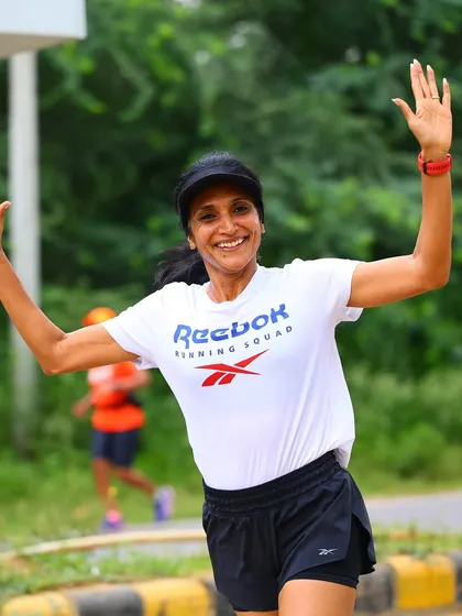All smiles during a Sunday run. We had a joint session with our Delhi and Gurgaon chapters, tackling humidity and inclines together.