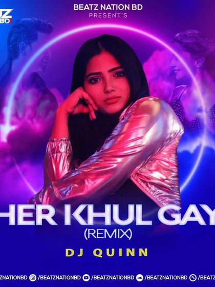 The promotional cover for my official remix of 'Sher Khul Gaye', released on Beatz Nation BD. I collaborate with music labels to produce official remixes.