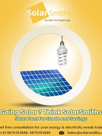 Going solar? Think of me. I provide solar plants that offer both shade and savings, a dual benefit for your property.