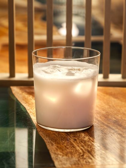 A tropical classic with a zesty twist. Our Lemongrass Pina Colada features lemongrass-infused rum and roasted almond orgeat for a punchier, more aromatic flavour.