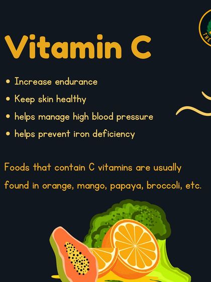 Vitamin C is key for endurance, healthy skin, and preventing iron deficiency. Oranges, mangoes, and broccoli are great sources.
