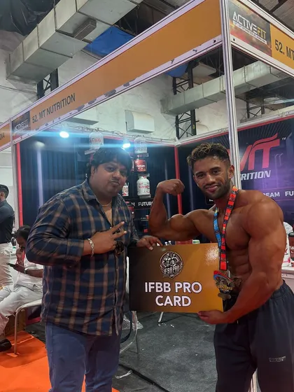 Congratulations to this champion for earning his IFBB Pro Card. This is a huge achievement and a dream come true for any bodybuilder.