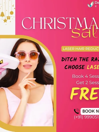 Our Christmas sale was the perfect opportunity to ditch the razor for good. This offer provided two free sessions when you booked four, giving you a head start on your hair removal journey.