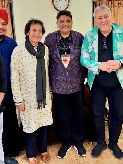 Backstage at Mumbai Drum Day with Nitin Shankar Dada and Gino Banks sir. Being part of events that celebrate rhythm is always exciting.