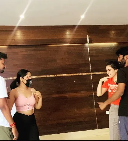 On the set of 'NCR Days' with the talented cast. Working on professional projects like this has taught me a lot about collaboration and delivering high-quality choreography under pressure.