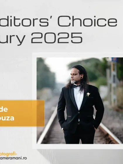 I am happy to serve as a jury member for the Wedding Photographers of Romania competition in 2025. Being part of the international wedding photography community and helping to recognize other talented artists is a privilege that I deeply value.