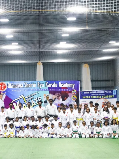 The entire academy comes together to celebrate the achievements of our students at a belt grading event.