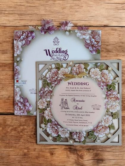 House Of Cards - Custom Wedding Invitations Intricate Laser-Cut & 3D Designs photo 8
