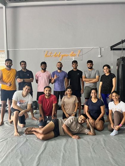 The "Venga boys pre party" crew. We love any excuse to get together and train.