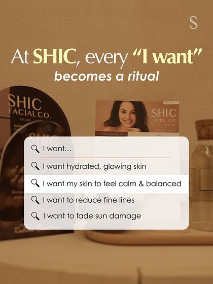 At our clinic, every "I want" becomes a ritual. Whether you want hydrated skin, reduced fine lines, or faded sun damage, we have a curated ceremony for you.