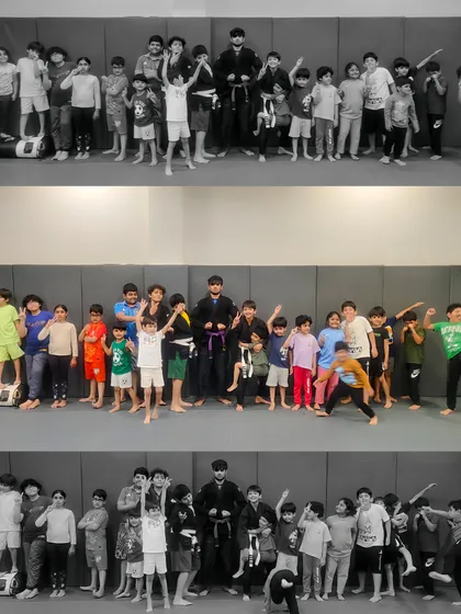 A collage capturing the playful and fun side of our kids' program. While we take the training seriously, we never forget to make it an enjoyable experience where kids can be kids.