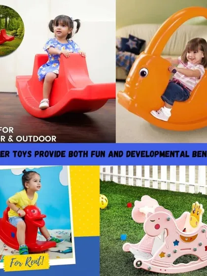 Rocker toys are fantastic for developing core strength, balance, and coordination. I offer a variety of fun designs, from classic horses to friendly fish, suitable for both indoor and outdoor use.