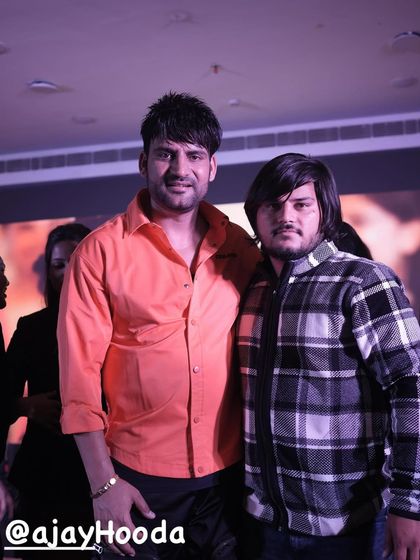 Another picture with Ajay Hooda, a popular artist I frequently work with for events across Rajasthan.