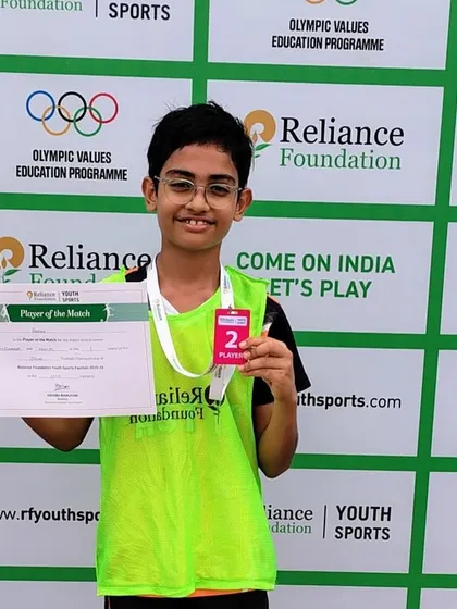 Another Player of the Match winner from our U11 team at the RFJL. We celebrate every achievement.