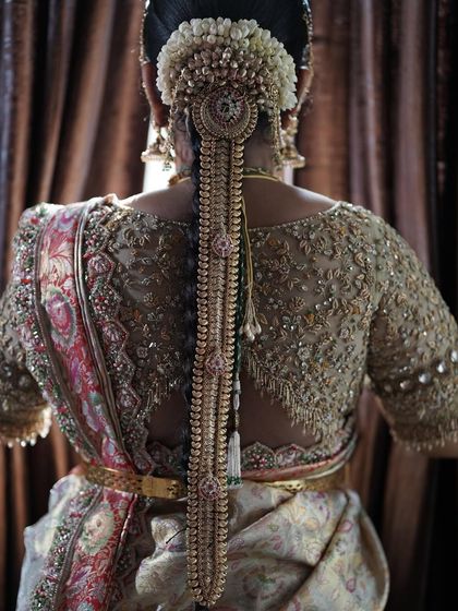 A collection of detailed shots focusing on the diverse and intricate embroidery of my custom blouses. These images highlight the fine craftsmanship, luxurious materials, and unique designs that define my work.