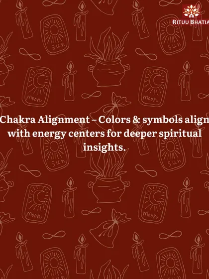 My practice includes Chakra alignment, where the colors and symbols in the cards are connected to your body's energy centers. This provides deeper spiritual insights and helps identify blockages, promoting holistic healing and balance.