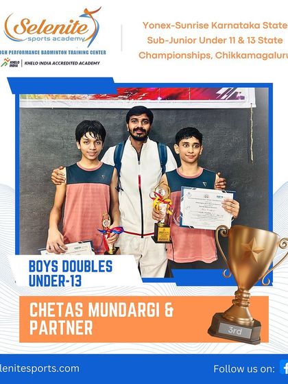 Selenite Sports - High Performance Badminton Training Our Champions' Podium Finishes photo 45