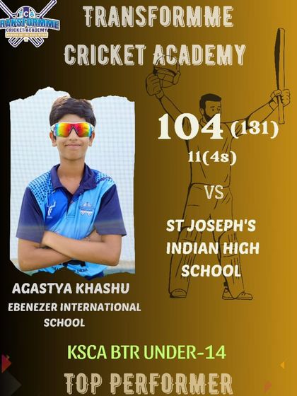 Transform Cricket Academy - Advanced Competitive Cricket Training The Record Breakers: Individual Player Achievements photo 39