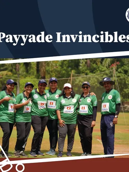 The Payyade Invincibles, a women's team, poses together, showcasing the camaraderie and participation in the PPL.