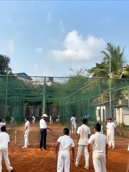 A shot of the MCA U14 Boys Dombivli Centre camp in session. It is a privilege to work with the next generation of Mumbai cricketers and help them develop their skills.