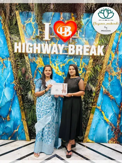 It's moments like these that make teaching so rewarding. Handing over the course completion certificate to a passionate and hardworking student.