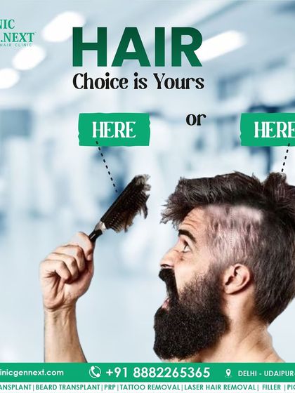 The choice is yours: hair on the brush or hair on your head? A hair transplant offers a permanent solution to hair loss.