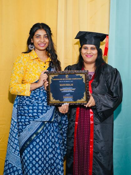 Another happy graduate, ready to take on the makeup world.