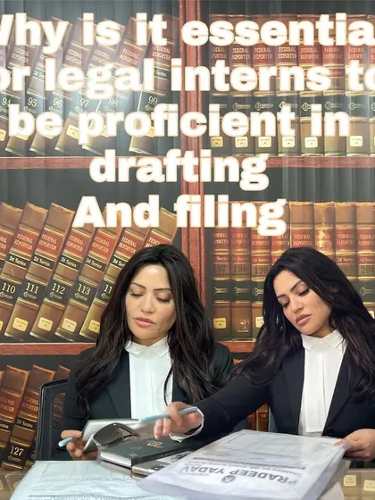 Why is it essential for legal interns to be proficient in drafting and filing? A well-written legal document is clear, concise, and accurate. This skill is critical as it is the primary way lawyers communicate arguments and can shape the outcome of a case.