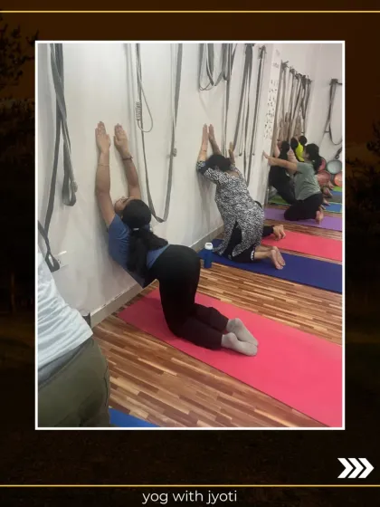 Using the wall for a deep backbend. This is a safe way to explore your flexibility and open up the spine without fear of falling.