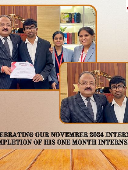 Congratulations to our November intern on completing his one-month internship. His dedication was evident, and I wish him continued success in all his future endeavors.