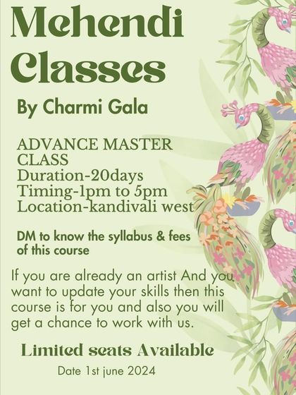 A reminder that my Advance Master Class has limited seats. If you are an artist looking to improve, this is the perfect opportunity for you.