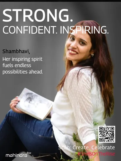 I was deeply honoured to be featured by Mahindra. My work is about showing that being strong, confident, and inspiring is within everyone's reach, and this collaboration helped share that message widely.